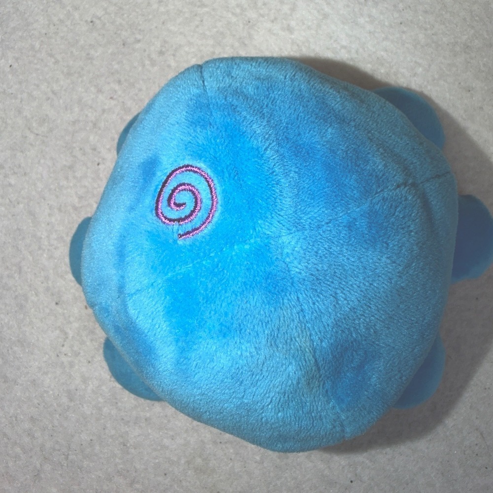 TeeTurtle Reversible Mood Octopus Plush Blue Purple Flip Stuffed Animal - Picture 3 of 7